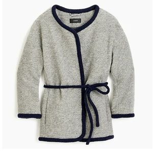 Wool wrap coat